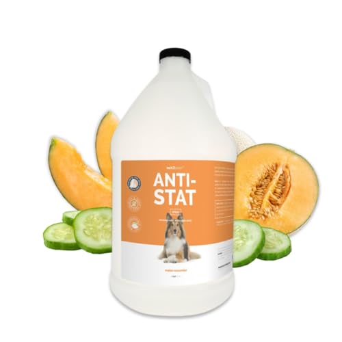 Bark2Basics Anti Stat Scissoring Spray and Detangler, Gallon | All Natural Ingredients, Combing and Brushing Spray, Removes Mats and Tangles, Silicone-Free