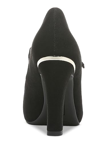 Alfani Womens Black Mary Jane Comfort Tresta Round Toe Block Heel Buckle Dress Pumps Shoes 9.5 M2