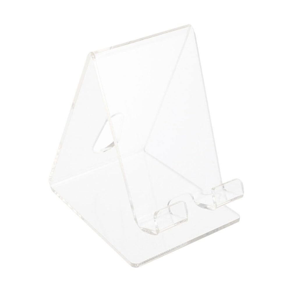 Operitacx 4 Pz Porta Cellulare Trasparente Forniture Da Scrivania Supporto Per Cellulare Supporto Per Telefono Da Ufficio Per Scrivania Supporto Tablet Impostare Acrilico Addensare