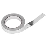 Taśma Termiczna z Folii Aluminiowej, Samoprzylepna Taśma Metalowa 20 Mm X 20 M Klej Wysokotemperaturowy Elektryczny Materiał Pomocniczy do Izolacji Naprawy Kanałów (Szerokość