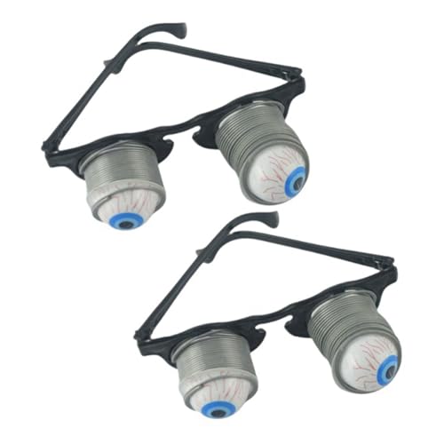 Steowsey Gafas de Halloween con forma de globo ocular que se caen con ojos que se caen y se caen de terror, mascarada, ojos de miedo, broma de juguete B Steowsey Gafas de Halloween con forma de globo ocular que se caen con ojos que se caen y se caen de terror, mascarada, ojos de miedo, broma de juguete B