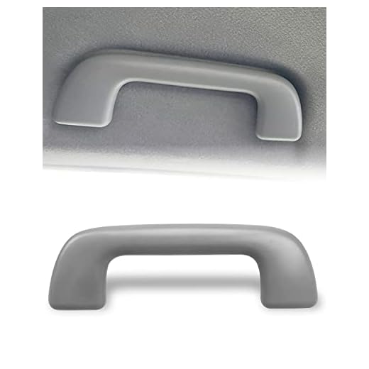TIKSCIENCE Auto Roof Pull Handle Without Hook Fit for Toyota Corolla 4Runner Rav4 Highlander Yaris Vios 2003-2021 Front Grab Rail Grey Replace 74610-52020 74610-52030 74619-0M010 74683-8010