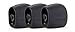 3 x Silicone Skins for Compatible with Arlo HD Smart Security - 100% Wire-Free Cameras - by Wasserstein (Black)