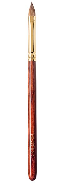 BISYODO Long Series Lip Brush - Round Flat Type
