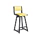 BY-lYJ Krzesło barowe, stołek barowy, duży, bar, praktyczny hoker w stylu nordyckim, stołek barowy, stołek barowy, stołek barowy, stołek barowy, stołek barowy, stołek barowy, stołek barowy, stołek barowy (kolor: żółty)