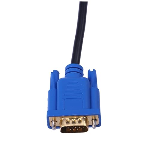 KONTONTY Gold Male to Vga and Cable to Vga Cable Converter to Video Adapter Vga Port to Monitor Adapter Computer Cable to Adapter for Monitor SMA Adapter to Cord to Vga Coveter Cable
