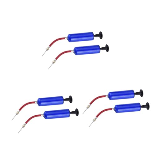 Yardwe 6 Sets Football Inflator Electric Air Pump for Balls Fashion Pump Hose and