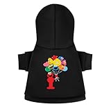 セサミストリート 犬服 パーカー ペット服 ドッグウェア ペットウェア 綿製 可愛い かわいい 人気 仮装 お散歩 ペット用品 秋冬 子犬 小型犬 中型犬 大型犬