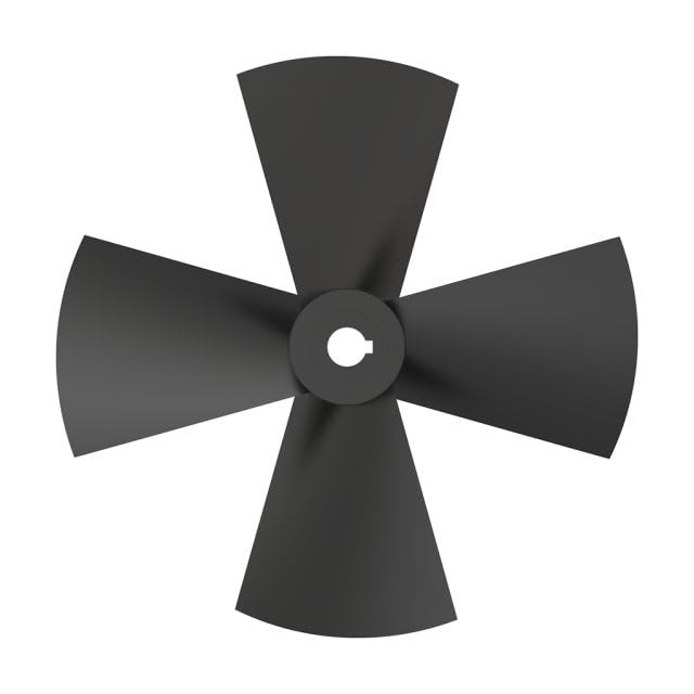 Sleipner 4-bladed black propeller