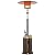 DIAMONDFORGE 50,000 BTU Patio Heater - Propane Patio Heater with Double-Layer Stainless Steel Burner, Space Heater, Outdoor Heaters with Wheels Used for Garden, Patio and Residential, Brown