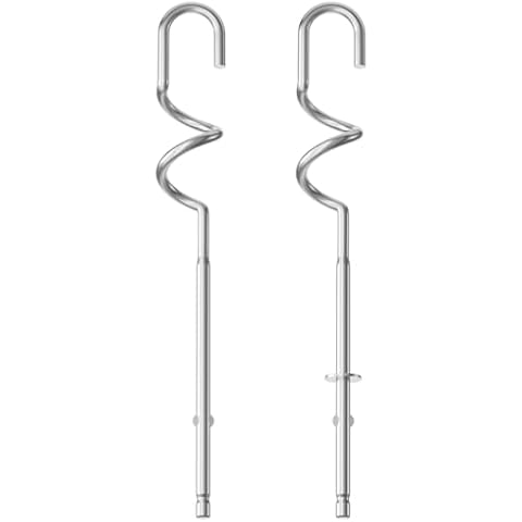 990143000 Mixer Dough Hook FOR Hamilton Beach Mixer Attachments Hamilton Beach Hand Mixer Replacement Beaters 62630R, 62632R, 62633R,62580 Cover