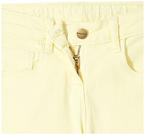 Image of Blink Street Girl's Slim Jeans (BS-1501-16 Pastel Yellow 5 /6YR)