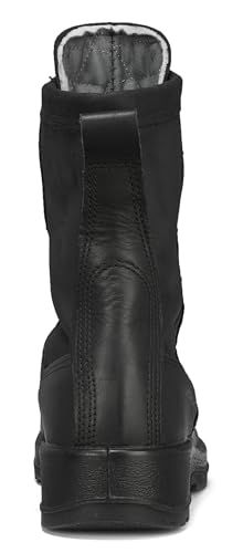 Belleville 8" Leather Waterproof Steel Toe Boots for Men - U.S Navy Flight EH Rated 200g Insulated with Gore-Tex - Vibram Fire & Ice Outsole - Berry Compliant Black Military Boots3