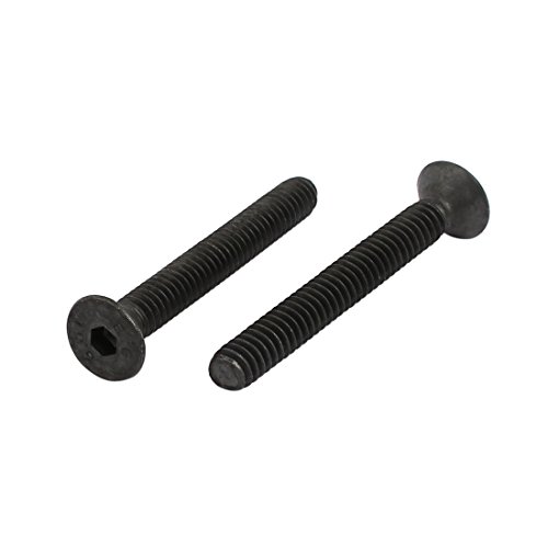 Vis à tête plate Hex Socket Cap 1/4 Sourcingmap pour assemblage affleurant - 3