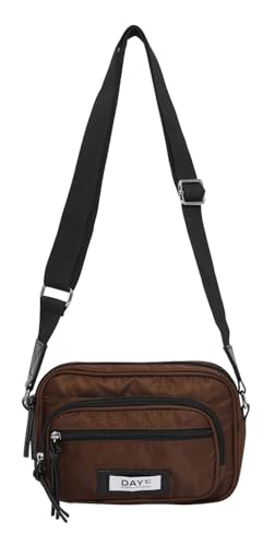 Bolso crossbody DAY ET Gweneth marrón: bandolera clásica para mujer con cremallera
