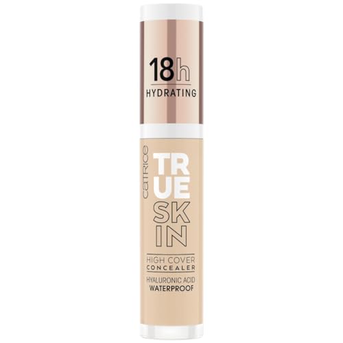 Catrice | True Skin High Cover Concealer (015 | Warm Vanilla) | Waterproof & Lightweight for Soft Matte Look | With Hyaluronic Acid & Lasts Up to 18 Hours | Vegan, Cruelty Free