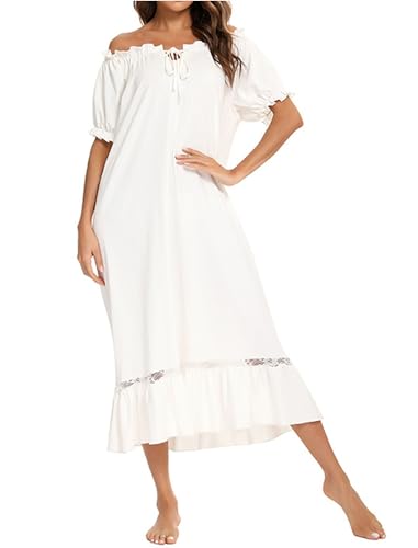 Chemises de nuit pour femmes en coton doux pour des nuits sereines et confortables
