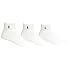 Polo Ralph Lauren Ankle Socks 3-Pack, One Size, White