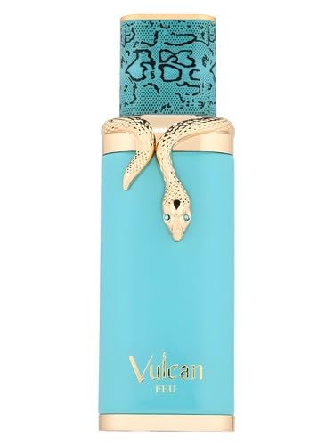香水(男性用) Vulcan FEU Eau de 100ml/ used 10 spary Vulcan Feu Eau de Parfum 100 ml / 3.4 fl oz – Unisex Bold Spicy
