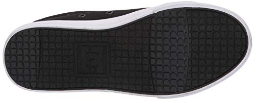 DC girls Chelsea Skate Shoe, Black/Pink Stencil, 12 Little Kid US4