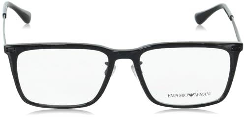 Image of Emporio Armani mens Ea3169f Low Bridge Fit Rectangular Prescription Eyewear Frames