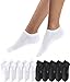 QINCAO Sneaker Socken Herren Damen 10 Paar Kurze Halbsocken Baumwolle Sportsocken Atmungsaktiv Laufsocken Atmungsaktiv günstig Kaufen-QINCAO Sneaker Socken Herren Damen 10 Paar Kurze Halbsocken Baumwolle Sportsocken Atmungsaktiv Laufsocken
