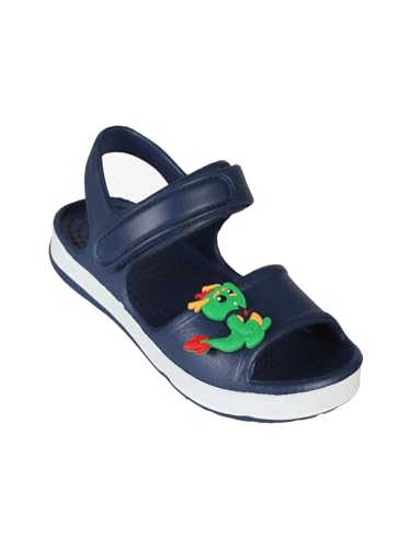Defonseca Sandali da bambini in gomma con cintruino a strappo - taglia 28, 00088685-BLUSC-28