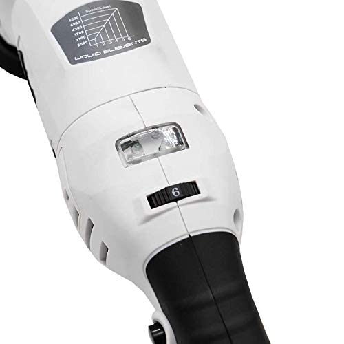 Liquid Elements Poliermaschine Auto Exzenter T3000 V3 - Politur Auto für Sie - praktische Handauflage - Entfernt Lackschäden - 750W