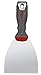 Warner 4" ProGrip Stiff Broad Knife, Stainless Steel with Hammer Cap, 90667