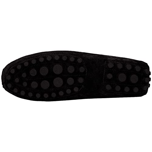 Image of ANUFER Men's Suede Leather Penny Loafers Comfort Driving Shoes Moccasin Slippers