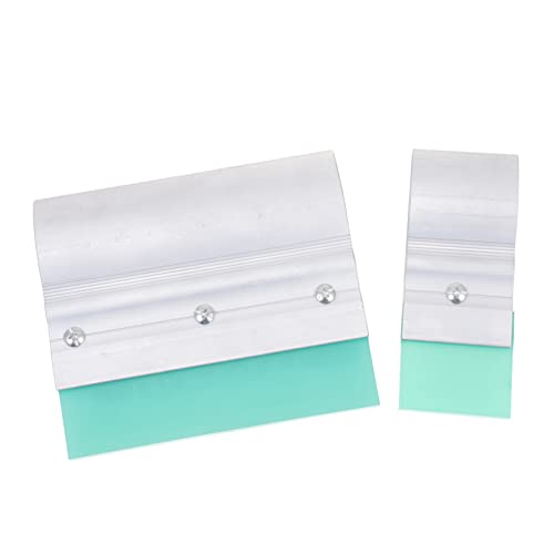 Raclette de sérigraphie aluminium manche rigide et lame caoutchouc pour impression textile