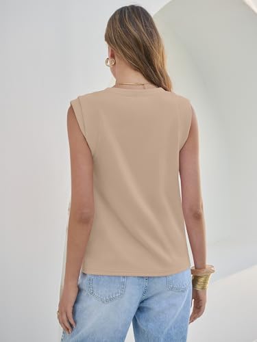Image of ANRABESS Business Casual Tops for Womens Cap Sleeve Summer Dressy Shirts 2026 Trendy Work Office Outfits Clothing