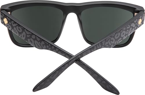 Spy Optic Discord Sunglasses Slayco Matte Black Leopard with Happy Gray Green Light Silver Spectra Mirror Lens4