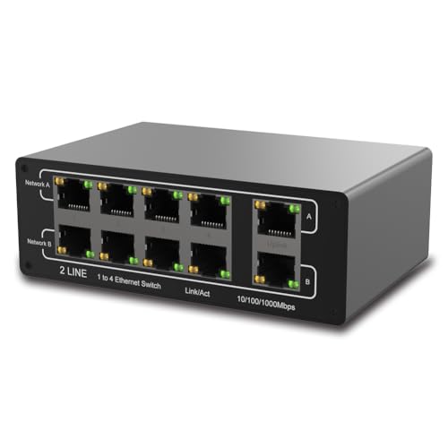 Switch Ethernet 1000 Mbps 24 Puertos Marca Fivetwofive