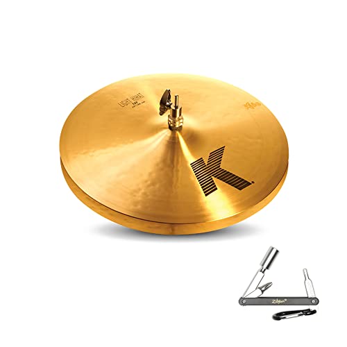 Avedis Zildjian Company K0723 15-Inch K Dark/Mid Sound Sweet HiHat Cymbal Pair - Traditional With ZKEY