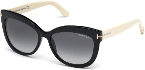 Tom Ford FT0524 Alistair Square Sunglasses for Women +BUNDLE with ACCESSORY EYEWEAR KIT