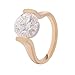 Dsnyu 14 Karat Gold Jewelry Rings, Eternity Ring for Women White Gold Solitaire with Marquise Shape Moissanite 1ct Band Fashion Trendy Size 9