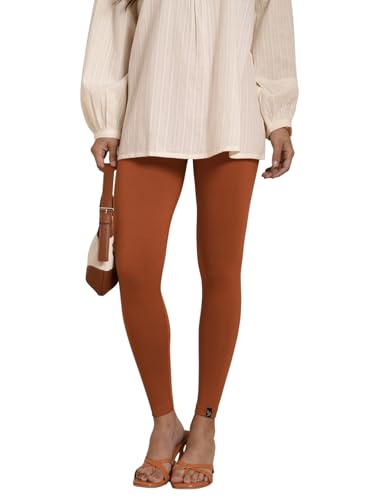 Image of TWIN BIRDS Women Viscose Ankle Leggings | Stretchable Kurti Wear Bottom