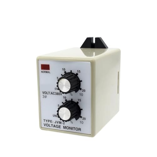 1pc AC380V/50Hz 3 Phase JVM-2 Protection from The Phase Failure Phase Sequence Voltage Unbalance Monitoring Relay