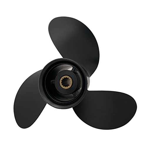 SLEIPNIR Bootspropeller 9 1/4x10 für Mercury Außenborder 9.9-15HP Aluminium 14 Zähne OEM Nr.: 48-897752A11 9.25x10
