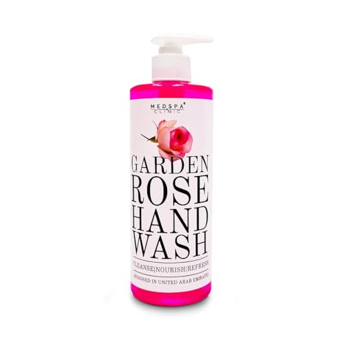MEDSPACLINIC Jardín Rosa Jabón de Manos, Nutritivo y Refrescante, con Extracto de Rosa, Lavado a mano líquido