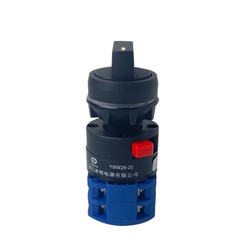Selector principal de cambio de 22mm para control de motores trifásicos LW26-20S 20A 4