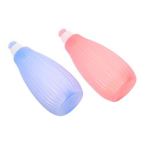 JOINPAYA 2pcs Portable Travel Bidet Bottle for – 350ml Handheld Personal Sprayer for Hygiene and Diaper Cleaning – Lightweight Bathing Care Set in Pink and Blue