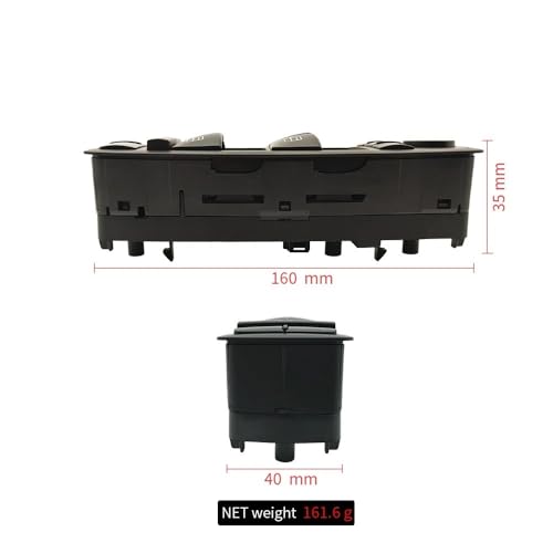 Interrupteur lève-vitre de remplacement pour panne commande W164