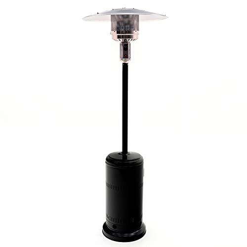 Kekai Niklas Estufa de Gas para Exterior- Potencia 13 kW para estancias entre 20-25 m²- Negro, 218x78x78 cm