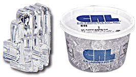 CRL 1/4" Standard Plastic Mirror Clip - Package