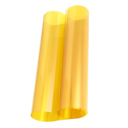 Pelicula difusora de luz amarilla de 30x200 cm para flashes de estudio y paneles led