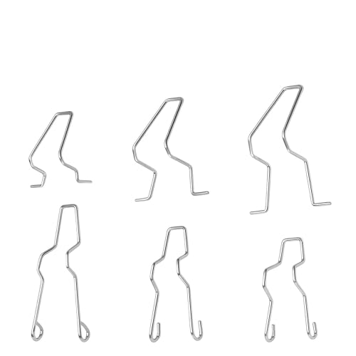 Pince de Phare de Voiture, 6 Pinces à Ressort de Retenue Croisement Ampoule de Retenue à Ressort Pince à Ressort pour H1/H3/H4/H7, Agrafe de retenue en acier pour feu de croisement, Très compatible