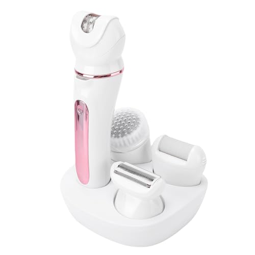 TARSHYRY Depiladora 5 en 1 para Mujer, Depiladora Eléctrica con Cuerpo Lavable y Batería de Iones de Litio de 600 MAh, Diseño Liviano Inalámbrico para Piernas, Axilas, Brazos, Líneas de