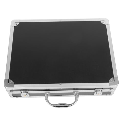 Aluminum Alloy Tool Box Portable Multi-functional Briefcase for Tools and Accessories Shockproof Storage Container for Professionals and Enthusiasts and Stylish Design